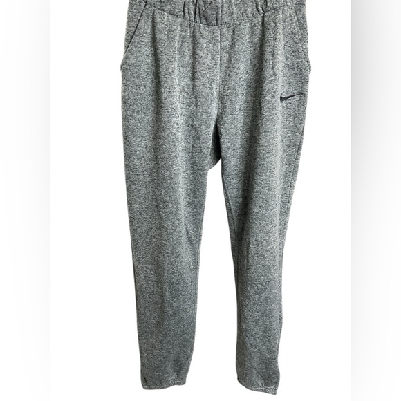 Nike Pants men’s size Small Gray Therma Training Athletic Zip Ankles - Picture 2 of 7